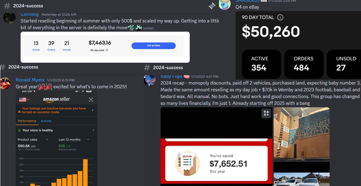 Proud of the team &amp; community we have 🔥

2025 same goal same as always: make our members as much $ as possible so they can free to do what they want with their time/life🚀