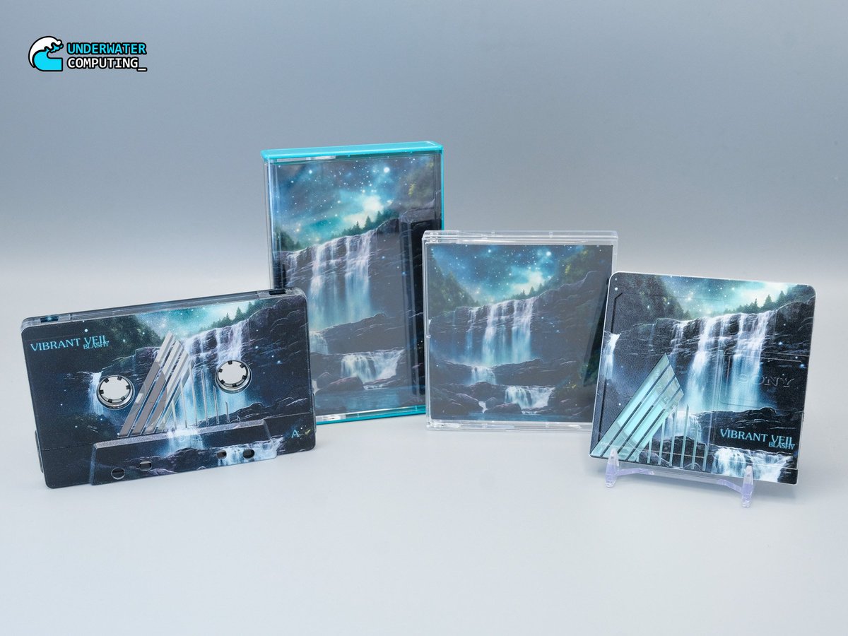 UnderwaterComp1's tweet image. Out now blashy | Vibrant Veil on cassette and minidisc naturewave / naturetrap album
stream|buy 🔗 underwater-computing.bandcamp.com/album/vibrant-…