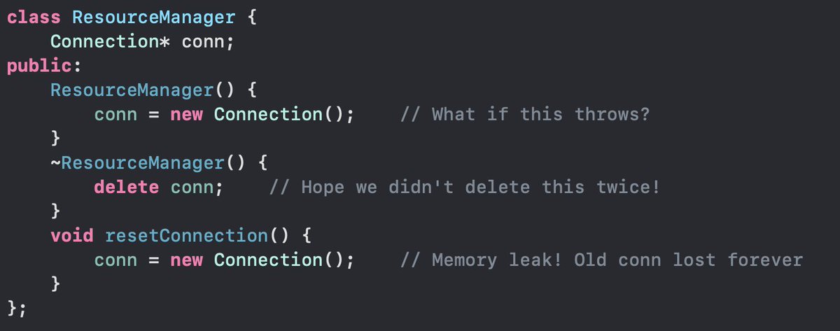 gamedevcodetips's tweet image. Still Using Raw Pointers? Here's Why Your C++ Code Might Be Living Dangerously!
Ever had a memory leak in production? Or spent hours tracking down a dangling pointer? You're not alone! Let's see how std::unique_ptr can make these nightmares disappear.
#cpp #coding #gamedev…
