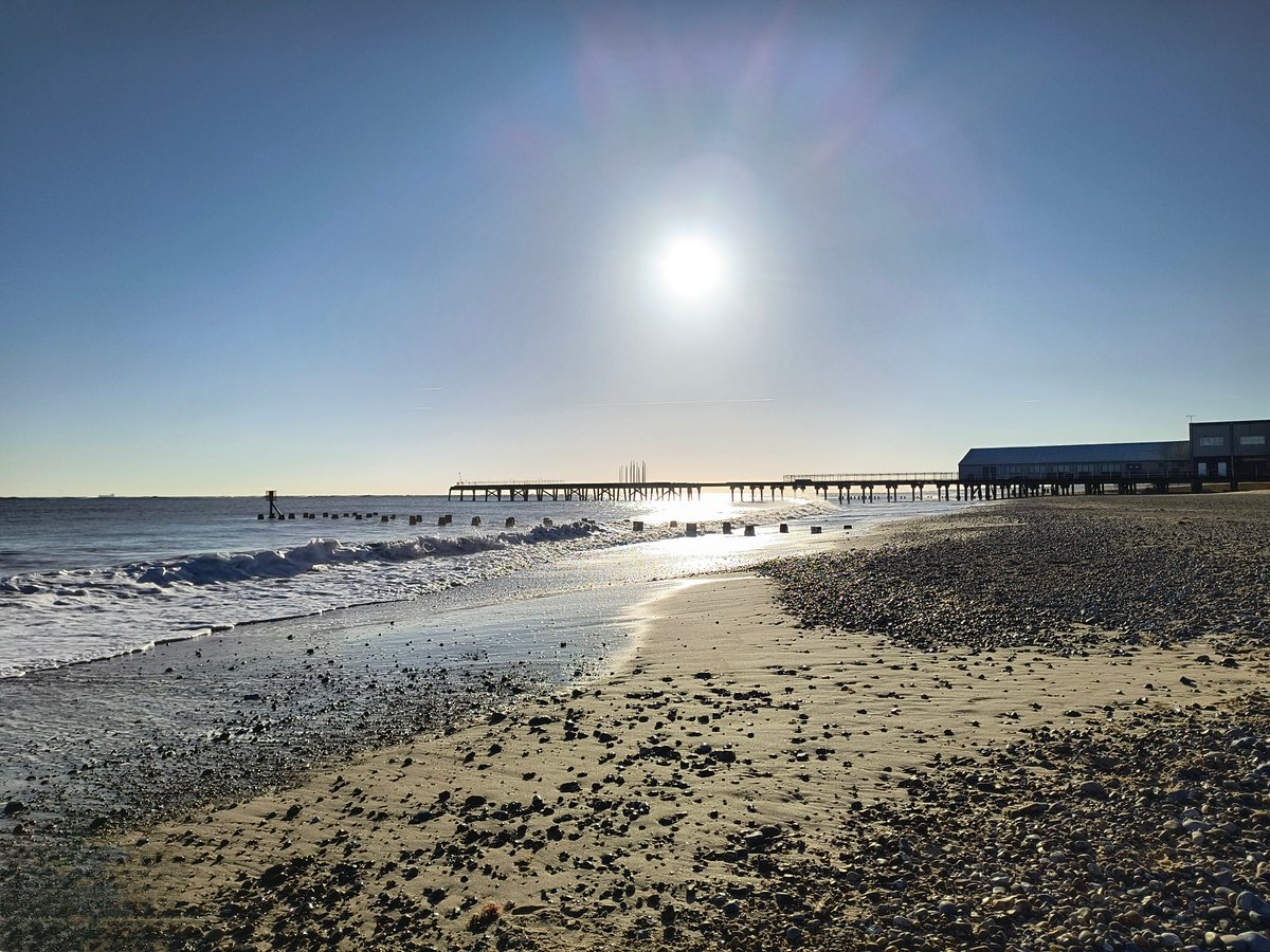 SaraOrSarah's tweet photo. Had the beach to ourselves after a little train trip to Lowestoft
#beachlife #familyfun #Suffolk https://t.co/nHad26UJX5