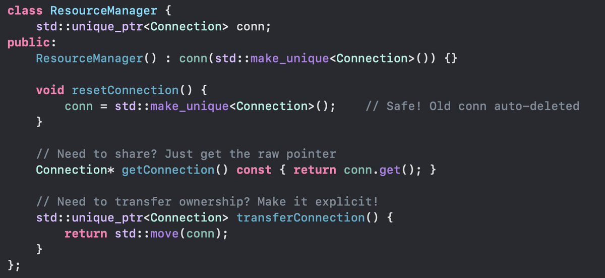 gamedevcodetips's tweet image. Still Using Raw Pointers? Here's Why Your C++ Code Might Be Living Dangerously!
Ever had a memory leak in production? Or spent hours tracking down a dangling pointer? You're not alone! Let's see how std::unique_ptr can make these nightmares disappear.
#cpp #coding #gamedev…