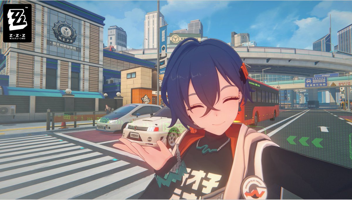 #ゼンゼロ
変わりかけの信号かつ治安局前で写真を撮るバカッタープロキシ…