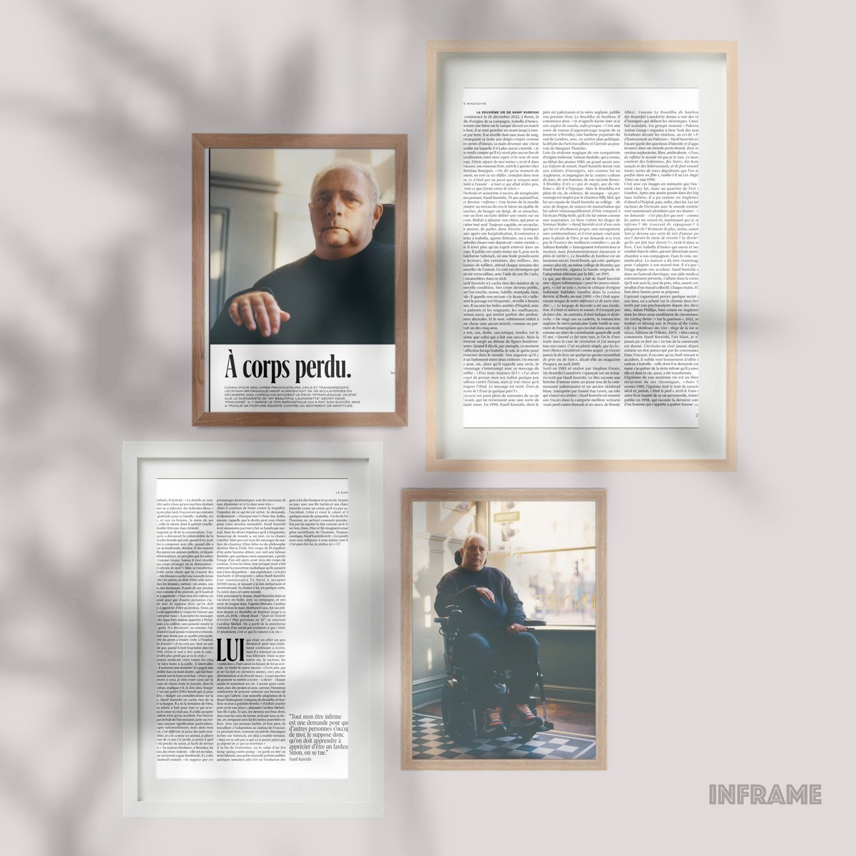 C’est à lire <a href="/lemonde_M/">Le magazine du Monde</a> , le portrait de <a href="/Hanifkureishi/">Hanif Kureishi</a> par <a href="/FaureValentine/">Valentine Faure</a> à l’occasion de la parution de Fracassé <a href="/BourgoisEditeur/">Éditions Bourgois</a> traduit par Florence Cabaret.
Vous recommander ces deux lectures est le moins que je puisse faire.