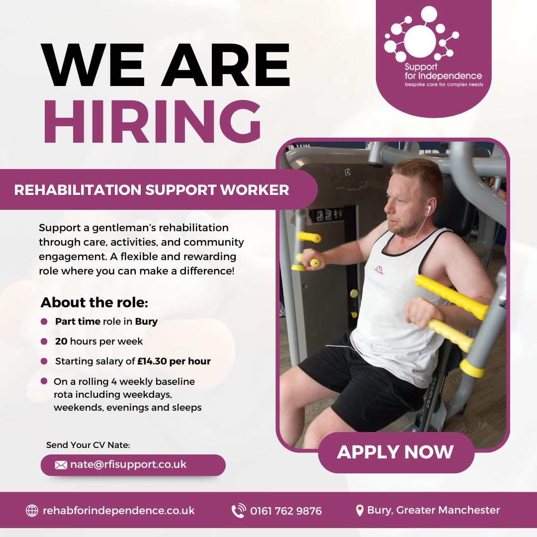 rehabforindep's tweet image. New Year, New Career? 🌟

#HiringNow #SupportWorker #AcquiredBrainInjury #RehabilitationSupport #RewardingCareer #JobOpportunity #CareJobs #SupportWorkerJobs #JoinOurTeam #ApplyNow