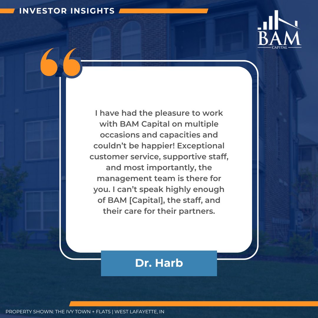 Grateful for the support of our valued investors like Dr. Harb. 🧡