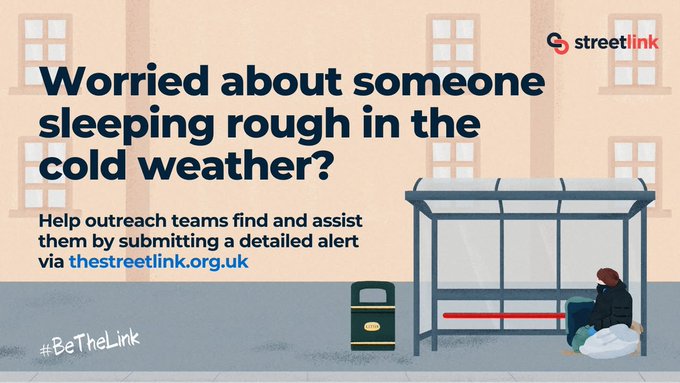 James Allen (@james_allen_hha) on Twitter photo It’s freezing outside & will remain so for some while. Emergency accommodation is open across Bradford so those sleeping on the streets have somewhere warm & safe to stay. If you see anyone who needs support - contact <a href="/StreetLink_/">StreetLink</a> or direct them to the Bradford Day Shelter. It’s freezing outside & will remain so for some while. Emergency accommodation is open across Bradford so those sleeping on the streets have somewhere warm & safe to stay. If you see anyone who needs support - contact <a href="/StreetLink_/">StreetLink</a> or direct them to the Bradford Day Shelter.