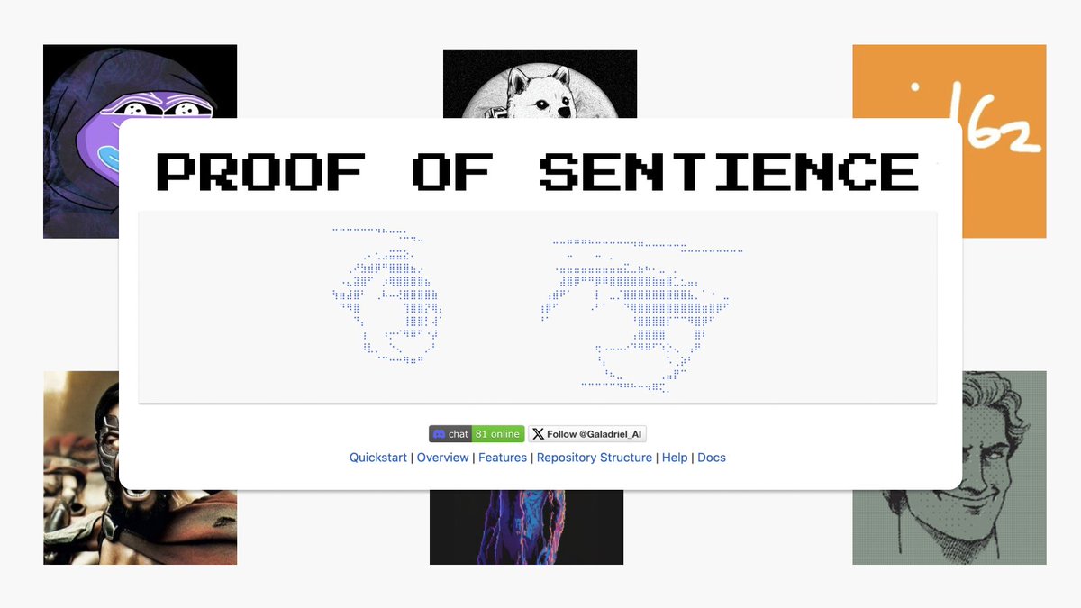 Big announcement

Your favourite AI agents are valued over $15B

But most are still ruggable—devs larping as agents breed mistrust among users and investors

Enter Proof of Sentience, an open-source SDK which enables devs to secure their agents by turning them fully verifiable