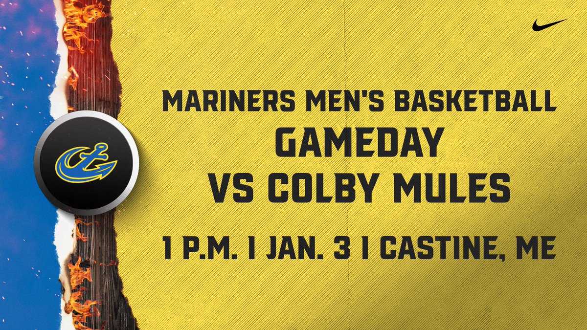 MarinersSports's tweet image. The @MainemaritimeMB returns to action in 2025 for a non-conference home date TODAY.⚓️🏀
🆚 @themules 
📍Smith Gymnasium
📺team1sports.com/mma/
📊tinyurl.com/yeyvdbn3

#d3hoops #NACmbb