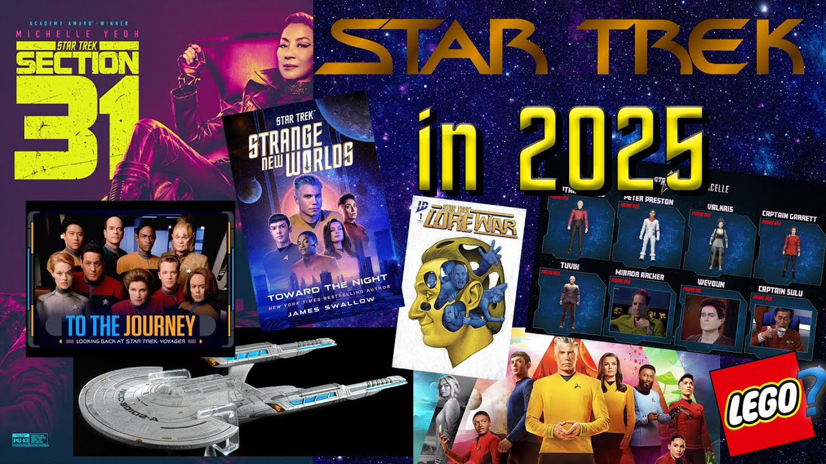 A rundown of all things #StarTrek confirmed (and rumored) for 2025. Let me know what you're looking forward to the most in the comments! #StarTrekSection31 #StarTrekStrangeNewWorlds #TrekLit #TrekComics
youtu.be/jXONPgWdPbw