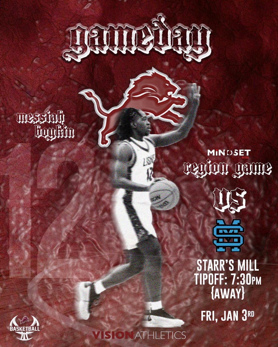 🚨Game ALERT🚨 
🆚 Starr’s Mill High School 
📍Starr’s Mill High School
     193 Panther Path
     Fayetteville , GA 30215 
⏰ JVB 4:30|VB 7:30 pm 
🎟️ Gofan|Cash at gate
📺 NFHS 
🦁 #Respect
