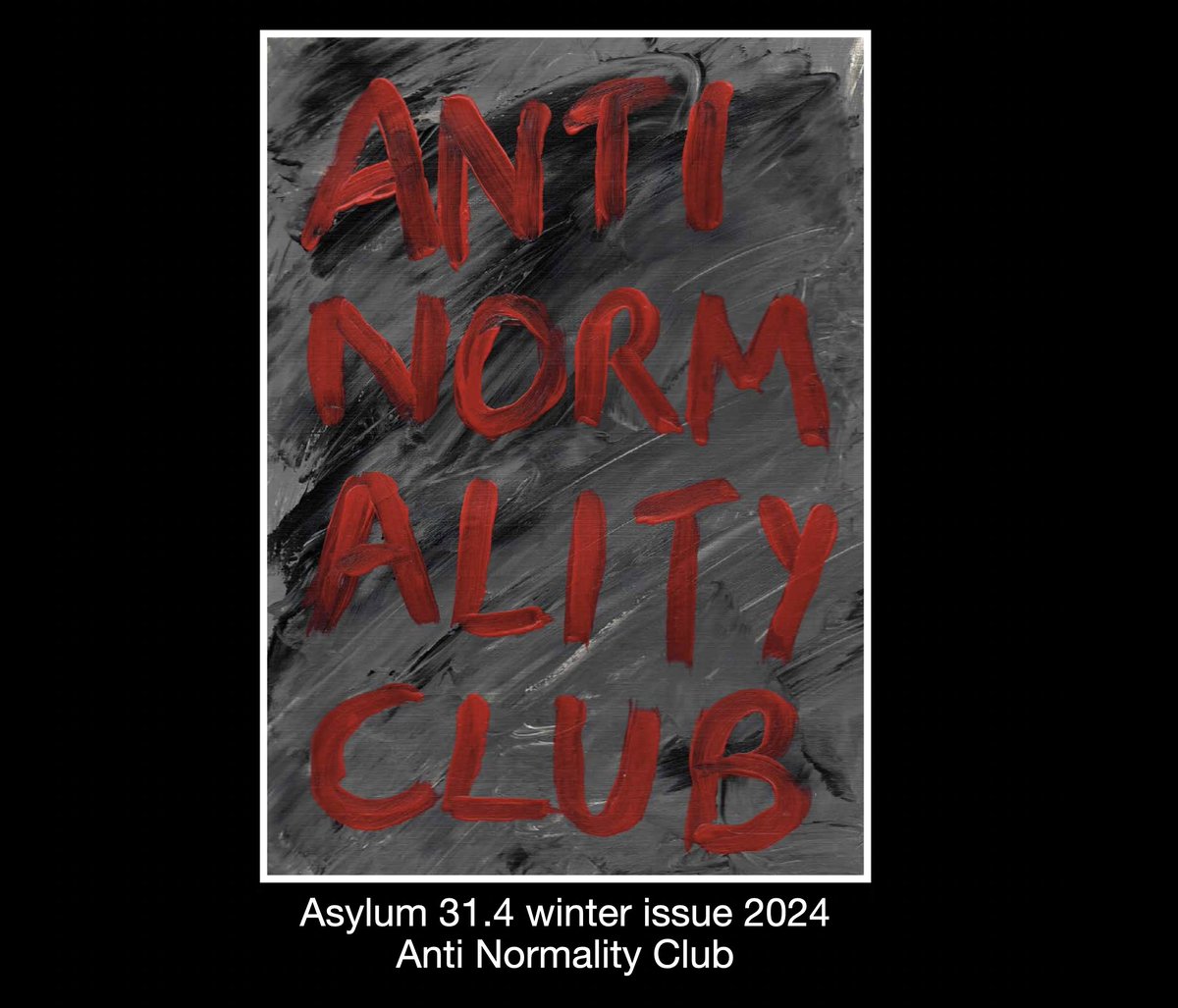 'Antinormality Club' Anna Fielding explains the background and principles behind a new peer support group.

asylummagazine.org/2024/12/antino…