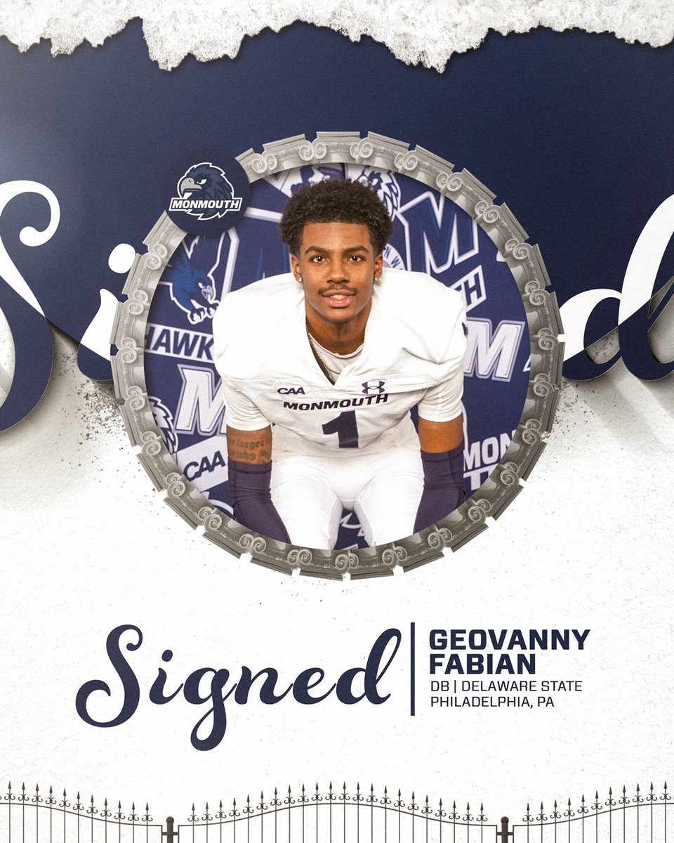 Monmouth Football (@muhawksfb) on Twitter photo Welcome to The Jersey Shore, Geovanny Fabian!
#FlyHawks || <a href="/Geofabian28/">Geo Fabian</a> Welcome to The Jersey Shore, Geovanny Fabian!
#FlyHawks || <a href="/Geofabian28/">Geo Fabian</a>