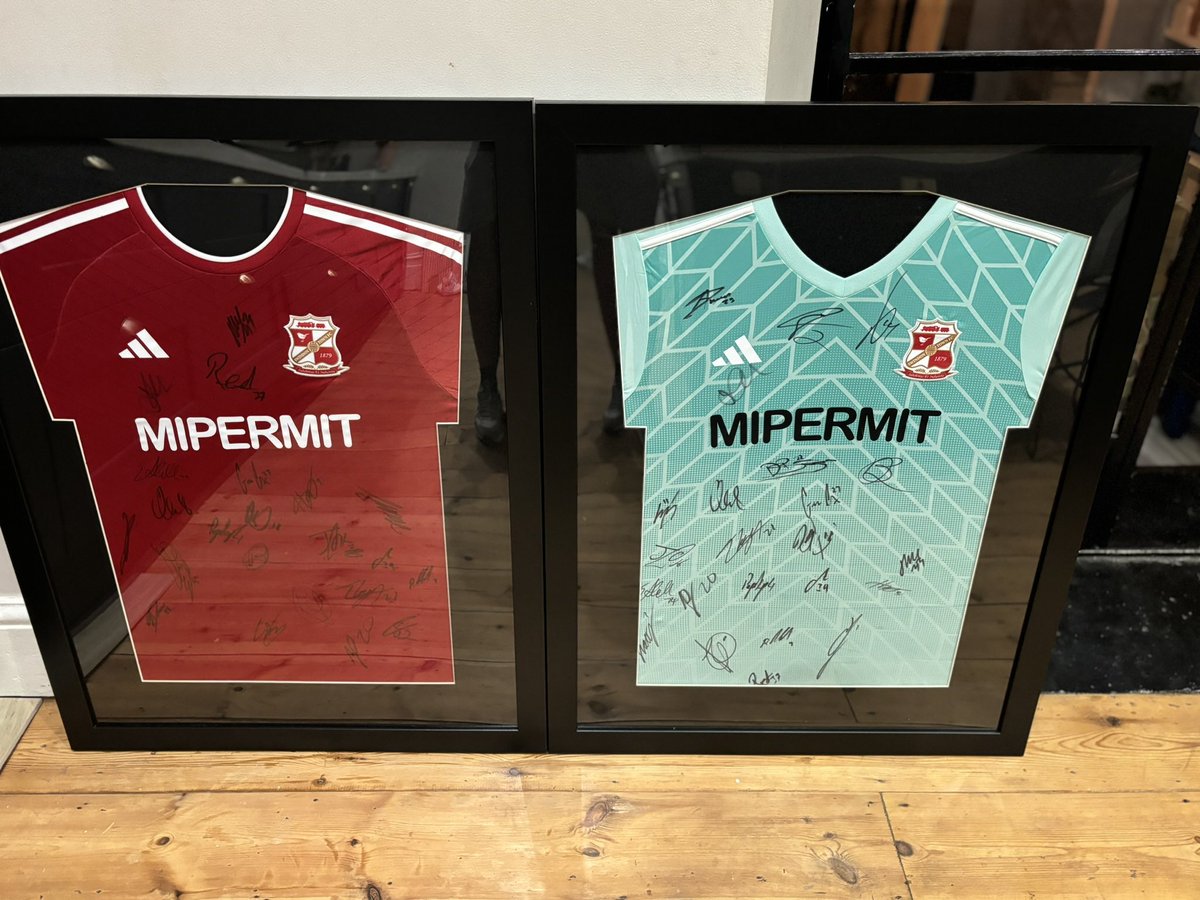 Sam Mendoza (@mendiegk) on Twitter photo If anyone gets offered one of these 2 <a href="/Official_STFC/">Swindon Town Football Club</a> shirts for sale. Please let me know as they were stolen from my car on NYE.
Absolutely gutting as I’d raised over £700 for the junior reds room and had 2 worthy winners.
<a href="/TrustSTFC/">TrustSTFC</a> <a href="/LoathedStranger/">The Loathed Strangers</a> If anyone gets offered one of these 2 <a href="/Official_STFC/">Swindon Town Football Club</a> shirts for sale. Please let me know as they were stolen from my car on NYE.
Absolutely gutting as I’d raised over £700 for the junior reds room and had 2 worthy winners.
<a href="/TrustSTFC/">TrustSTFC</a> <a href="/LoathedStranger/">The Loathed Strangers</a>