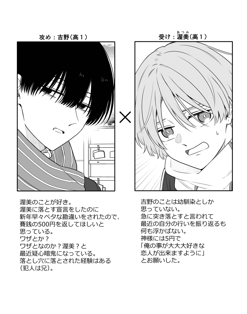 幼馴染BLメモ5 #創作BL 