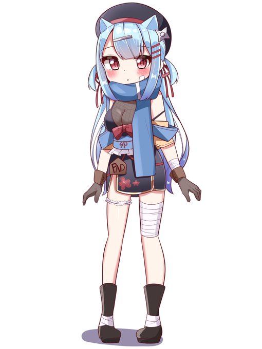 #狛犬うめ新衣装予想
くノ一風狛犬 