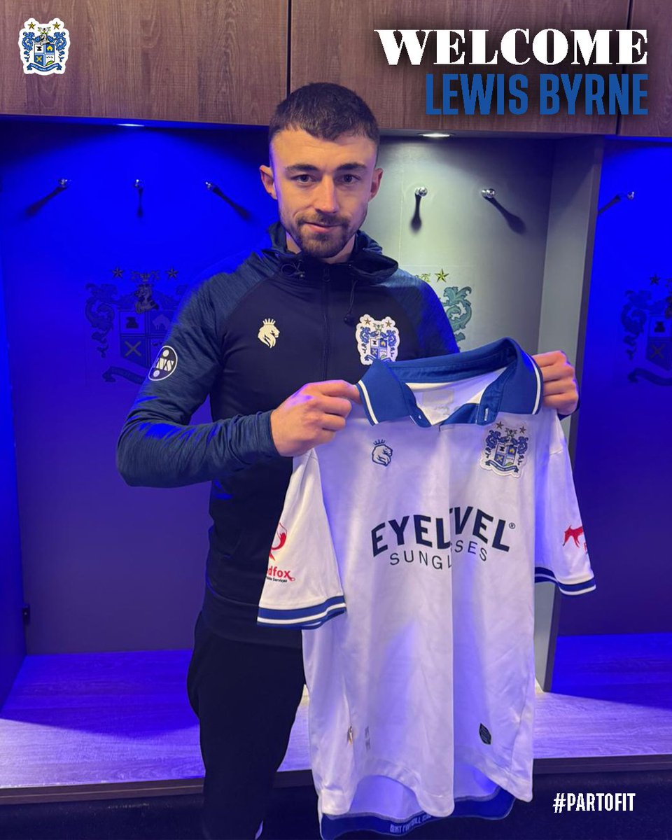 ⚪🔵 Welcome to Bury: Lewis Byrne

The 27-year-old joins us from Chadderton and is in great goal scoring form, with 34 to his name this season. 

Read more: buryfc.co.uk/welcome-to-bur… 

#BuryFC | #PartOfIt