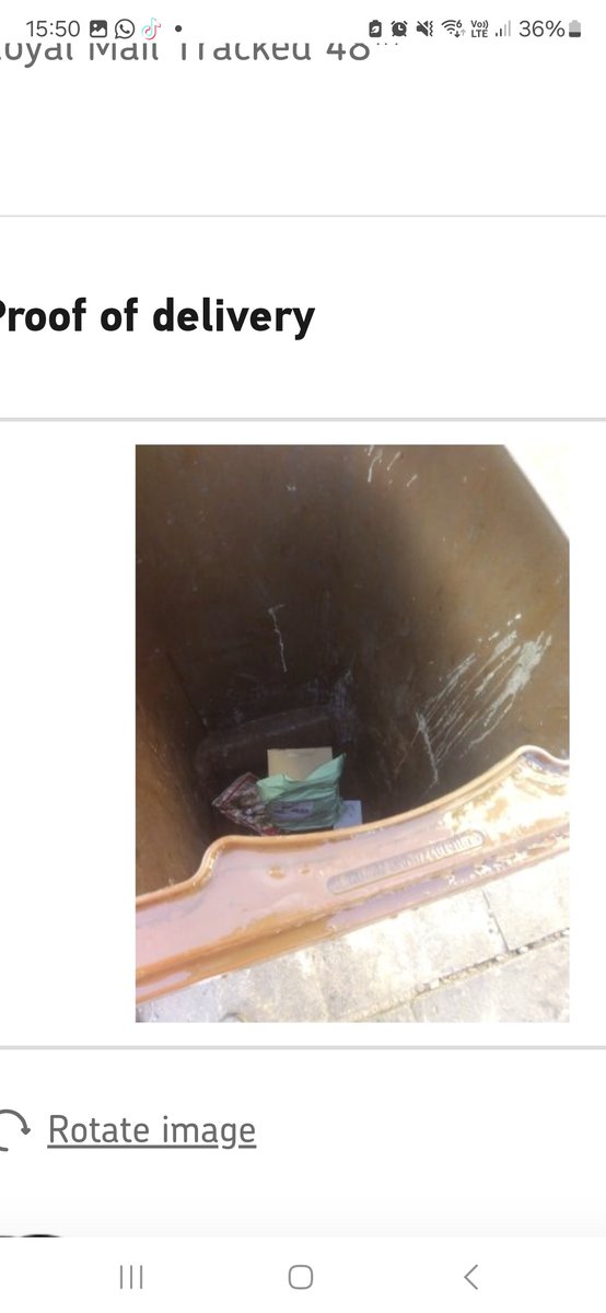 Dear  <a href="/RoyalMail/">Royal Mail</a>
 
How do I opt out of delivery in bins?  
Sincerely, a disabled woman who struggled to fish this parcel (containing breakable items) out of the rather grim bin, where it was dumped despite me actually being in the house