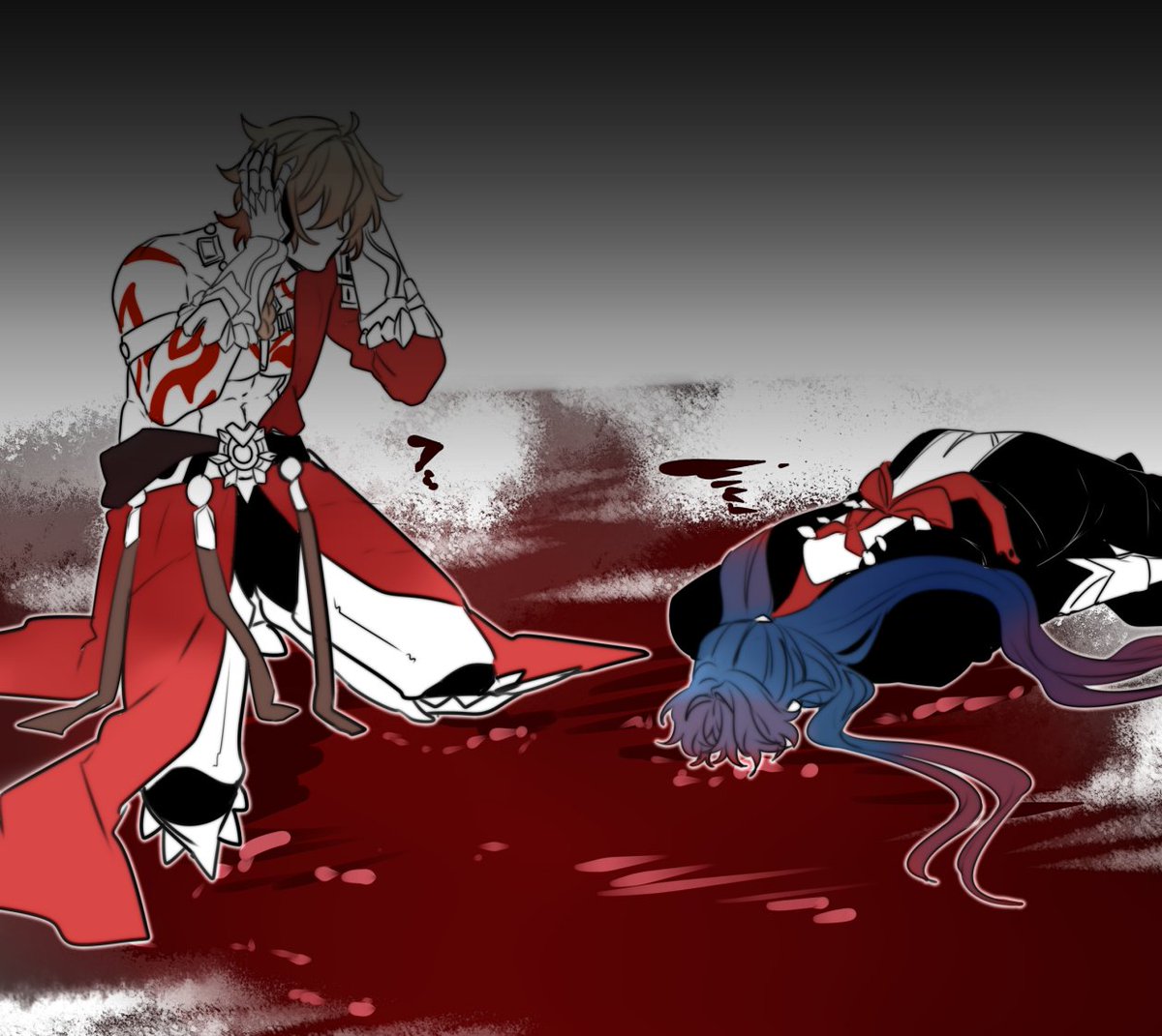 zetsubo12's tweet photo. a immortal who slowly going insane and immortal who dpressed 
they gonna make a good parent together //stop 
#Blade #Mydei https://t.co/ecu0YlnFEc