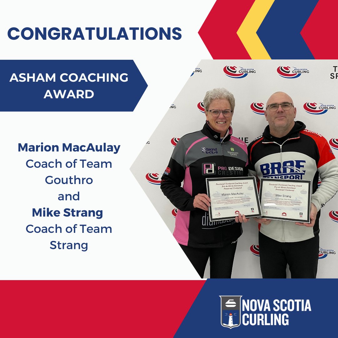 Congratulations to <a href="/teambladesns/">Team Blades</a> &amp; Team Atherton on capturing the 2025 U18 provincial titles! 
Teams Lockhart &amp; Gouthro will represent NS as well as Team 2!
<a href="/CurlingCanada/">Curling Canada</a> U18 Nationals kick off on Feb 16th in Saskatoon!