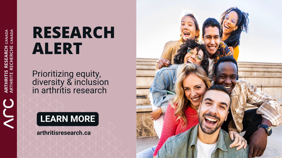 Arthritis Research Canada (@arthritis_arc) on Twitter photo New <a href="/Arthritis_ARC/">Arthritis Research Canada</a> study is the first in #Canada to examine how researchers view equity, diversity & inclusion in #ArthritisResearch to reduce health disparities & ensure better care for all. Learn more: ow.ly/TRxN50UziZb <a href="/meganthomas829/">Megan Thomas</a> <a href="/maryadevera/">Dr Mary Abigail De Vera π¨π¦π΅π</a> <a href="/EsdaileJohn/">John Esdaile</a> <a href="/aavina100/">aavina</a> New <a href="/Arthritis_ARC/">Arthritis Research Canada</a> study is the first in #Canada to examine how researchers view equity, diversity & inclusion in #ArthritisResearch to reduce health disparities & ensure better care for all. Learn more: ow.ly/TRxN50UziZb <a href="/meganthomas829/">Megan Thomas</a> <a href="/maryadevera/">Dr Mary Abigail De Vera π¨π¦π΅π</a> <a href="/EsdaileJohn/">John Esdaile</a> <a href="/aavina100/">aavina</a>