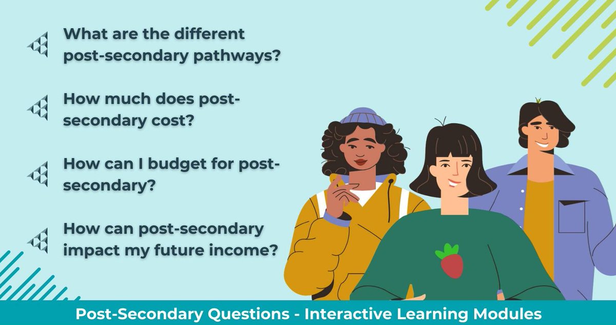 Do you have youth in your network looking for some financial literacy resources 📚? Our Post-Secondary Questions learning modules are ideal for youth in grades 8-10. 🎓 🏫Access these exciting resources today at jacampus.org/post-secondary….
#FinancialLiteracy #FinLit #MoneyOnYourMind