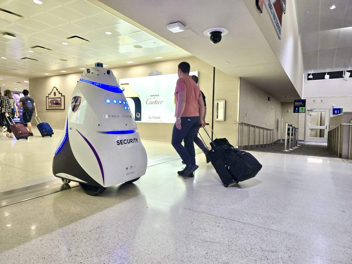 iKnightscope's tweet image. As we wind down the busiest travel time of the year and set our sights on a safe #2025, do yourself a favor and examine the benefits that #SecurityRobots will bring to your program. 
Talk to an expert today! knightscope.com/discover