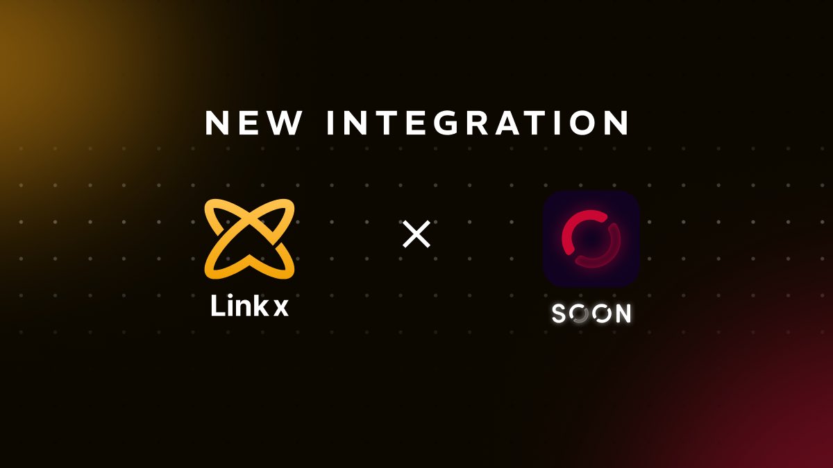 Linkx Finance (@linkxfinance) on Twitter photo โก๏ธ As <a href="/soon_svm/">SOON - Solana Optimistic Network (Mainnet Arc)</a> <a href="/justsayuluvjo/">Joanna Zeng @ SOON (๐ด,๐)๐๐บ๐ธ๐ฝ (Mainnet Arc)</a> grows at lightning speed, LinkX is here to match that speed by enabling cross-chain bridging to the Soon mainnet!
๐ With LinkX, users can seamlessly and swiftly transfer assets to and from the Soon mainnet, experiencing unparalleled speed and โก๏ธ As <a href="/soon_svm/">SOON - Solana Optimistic Network (Mainnet Arc)</a> <a href="/justsayuluvjo/">Joanna Zeng @ SOON (๐ด,๐)๐๐บ๐ธ๐ฝ (Mainnet Arc)</a> grows at lightning speed, LinkX is here to match that speed by enabling cross-chain bridging to the Soon mainnet!
๐ With LinkX, users can seamlessly and swiftly transfer assets to and from the Soon mainnet, experiencing unparalleled speed and
