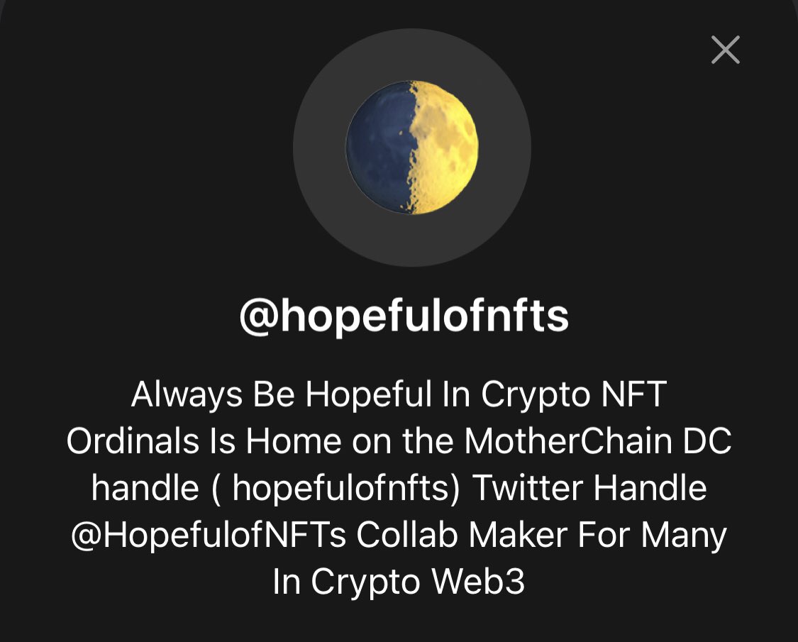 HopefulofNFTs tweet media