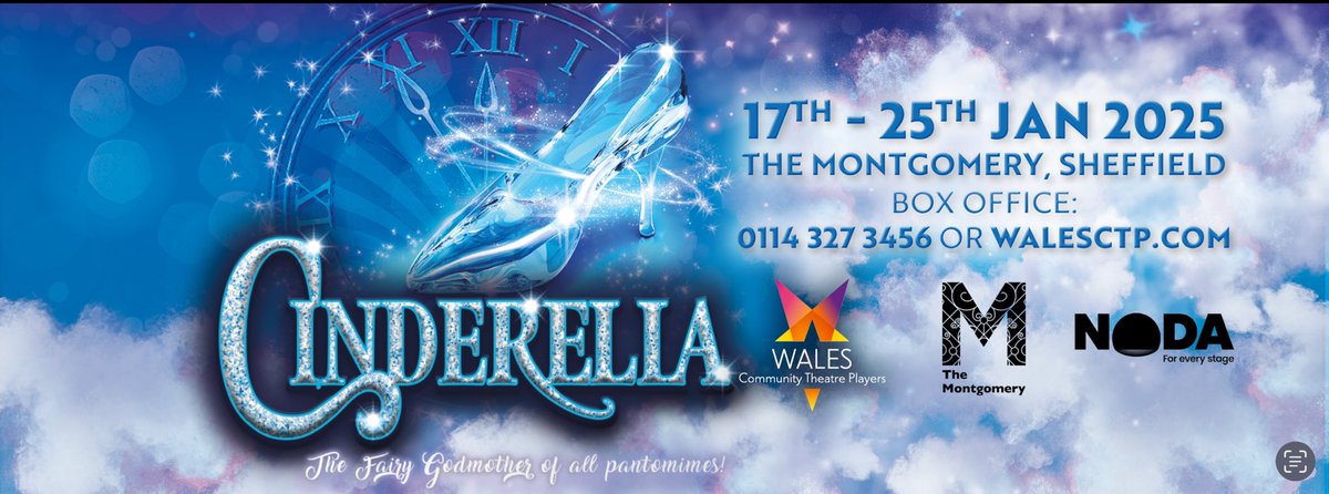 The Prince is holding a massive ball and you’re invited. Opening night is just two weeks away for Wales Community Theatre Players production of Cinderella. This year, I’ll be the ugliest of Ugly Sisters so come boo, hiss and throw things. (Money preferably).