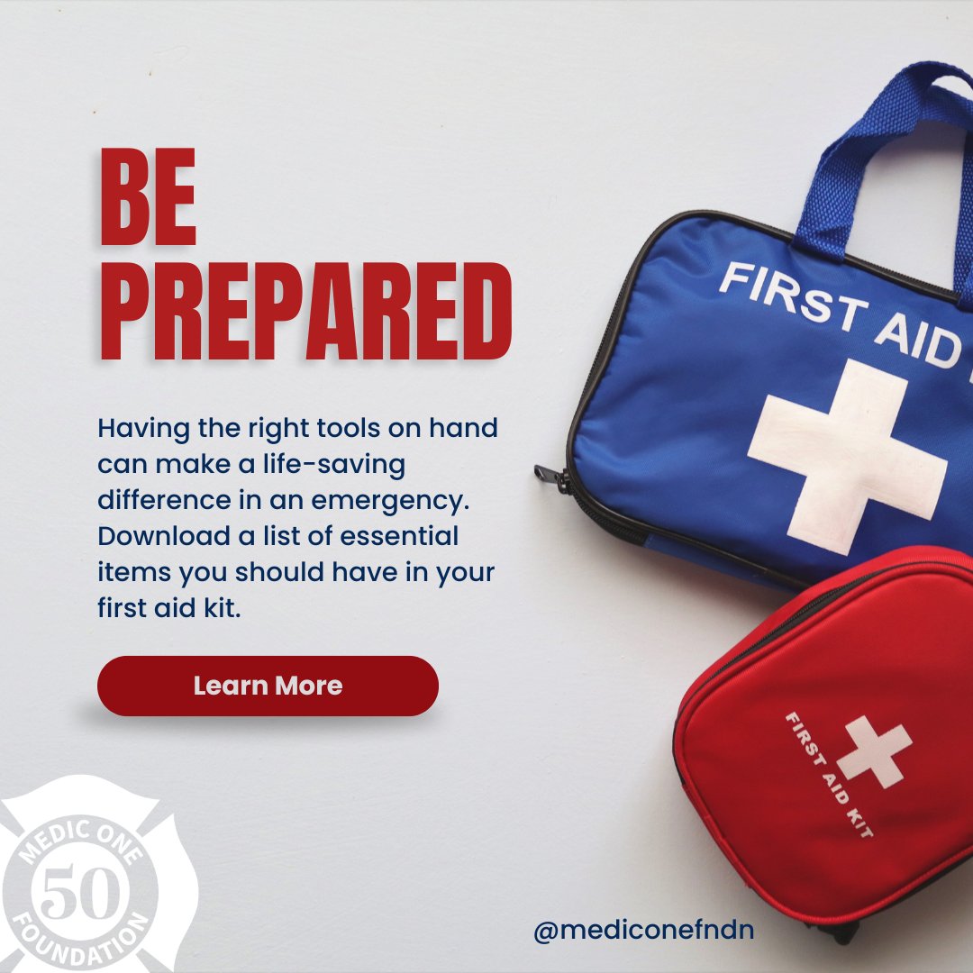 A new year brings a fresh start, and it’s the perfect time to prioritize safety and preparedness. 

Sign up today for a First-Aid Class and download a list of essential items you should have in your kit. Visit bit.ly/3SLMj7N to learn more.