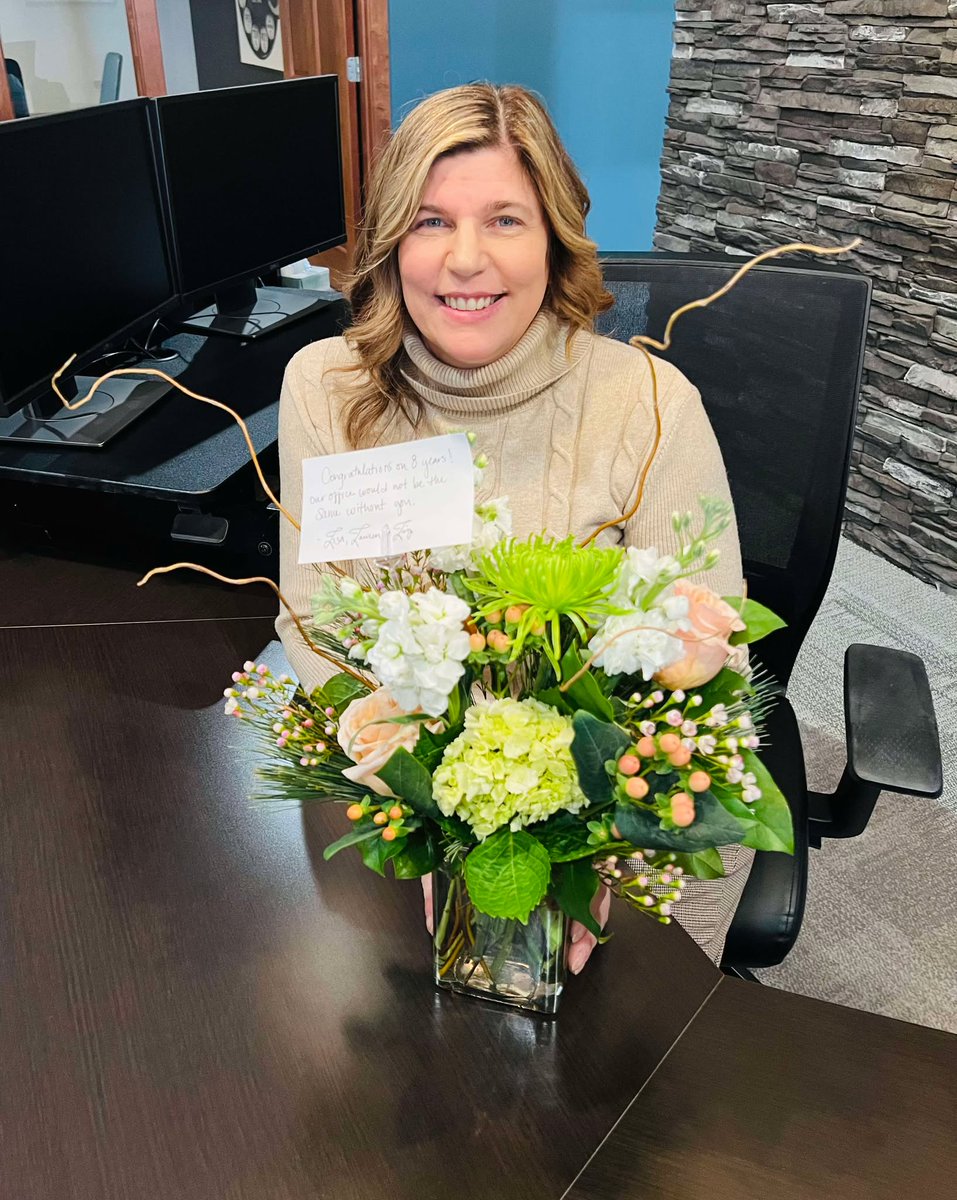 🎉Cheers to 8 Years of Excellence! 🎉

Today, we’re rolling out the red carpet for the one and only Rochelle, our amazing Administrative Services Coordinator! For 8 incredible years, Rochelle has been the heartbeat of our office, making sure everything runs like clockwork.