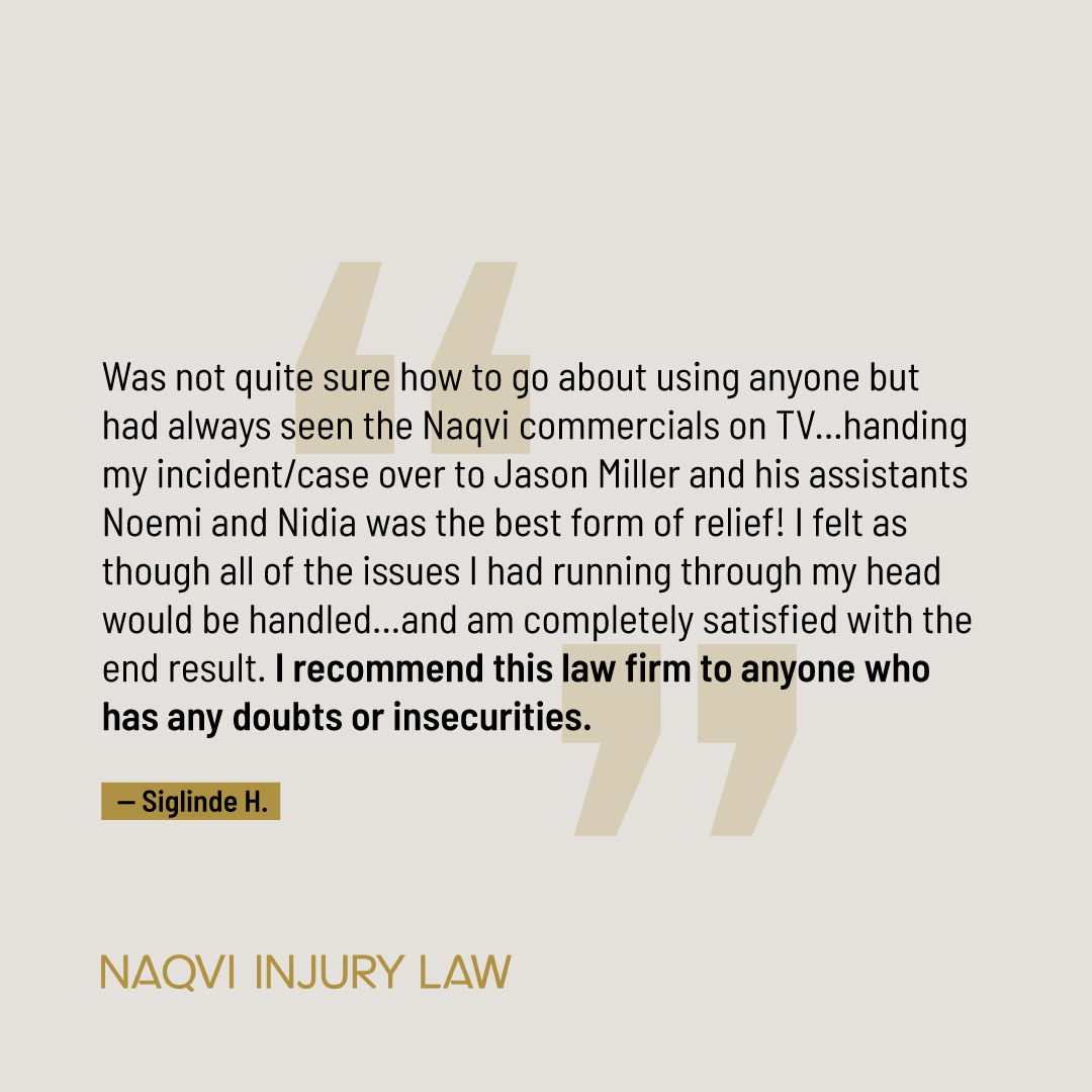 Peace of mind and confidence in every step. 🤝

Thank you, Siglinde, for trusting us with your case and for your kind words!

📞 702-996-4190 
💻 naqvilaw.com