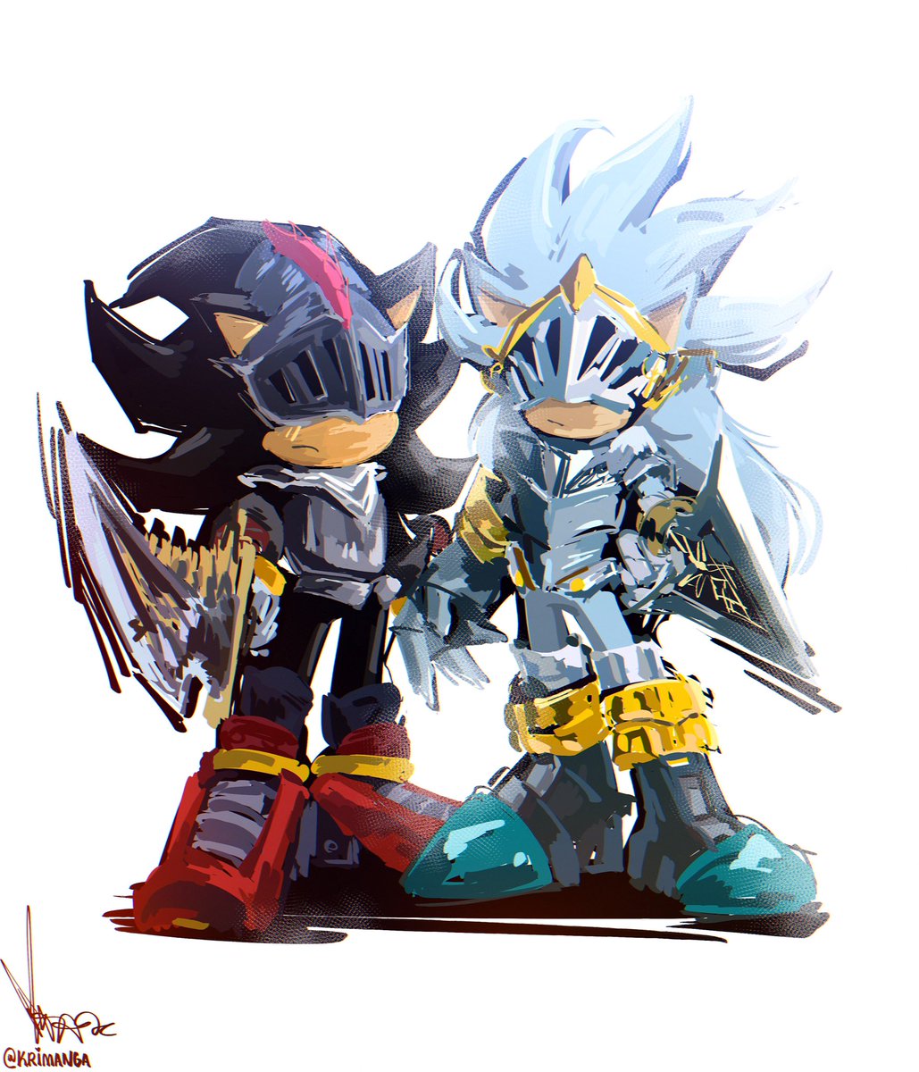Sir Lancelot Shadow and Sir Galahad Silver #sonicandtheblackknight