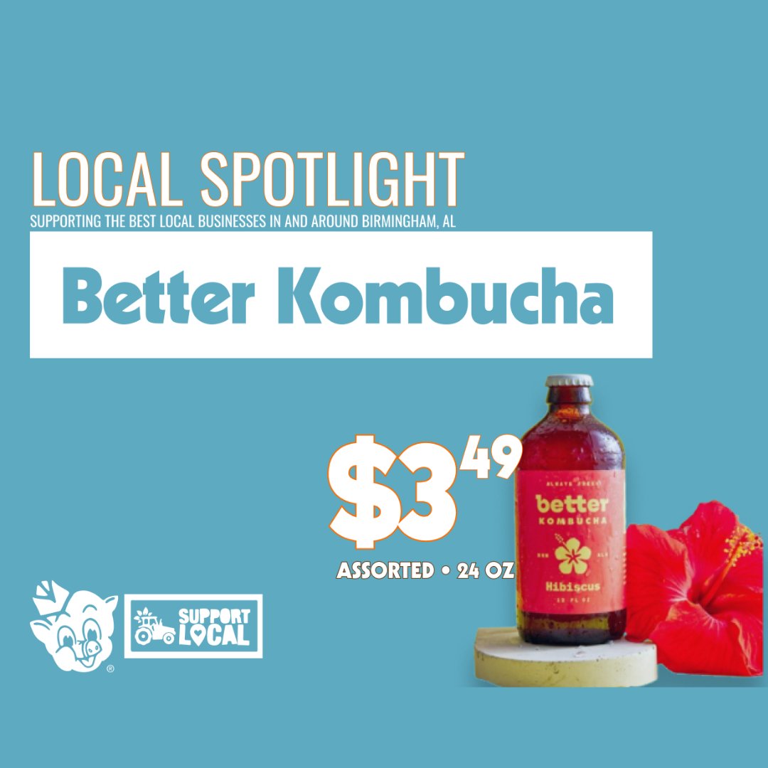 Piggly Wiggly B-ham (@thepigbham) on Twitter photo Local Spotlight: <a href="/betterkombucha/">betterkombucha</a> – A Sip of Birmingham’s Best Made in Alabama, Loved in Birmingham. What is Better Kombucha? Click link to find out more about this local product.
thepigbham.com/2025/01/02/loc… Local Spotlight: <a href="/betterkombucha/">betterkombucha</a> – A Sip of Birmingham’s Best Made in Alabama, Loved in Birmingham. What is Better Kombucha? Click link to find out more about this local product.
thepigbham.com/2025/01/02/loc…