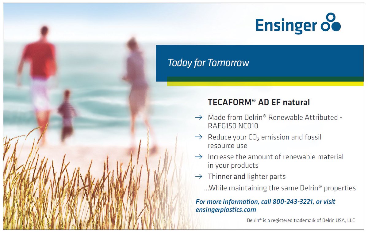 ensinger_inc's tweet photo. TECAFORM AD EF natural https://t.co/8bGLmaFx25