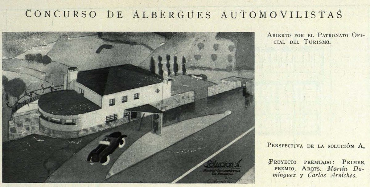 paradoreando's tweet photo. Así languidece el antiguo Albergue de Carretera (luego Parador) de Puerto Lumbreras que, tras su salida de la red, ha tenido muy mala vida.

Una joya arquitectónica de Arniches y Domínguez camino del centenario que merecería mejor futuro. Y más conservando tan bien su estructura. https://t.co/P3XjcNj5Zo