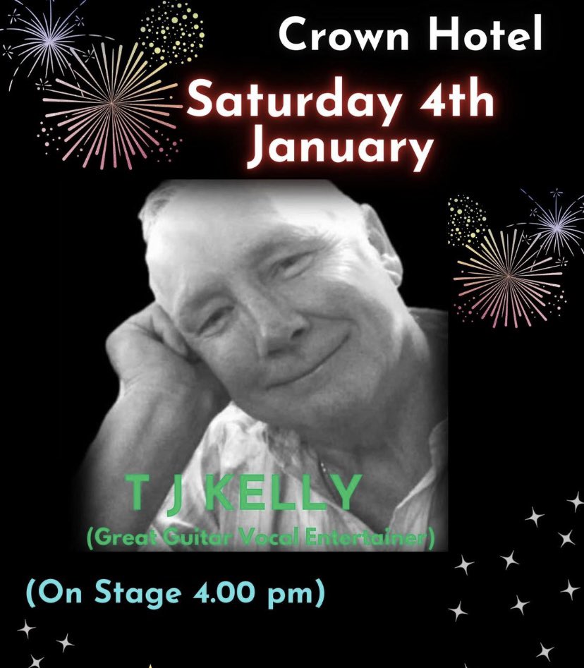 Live Music continues this Saturday with another class debutant in TJ Kelly entertaining you all from the usual time of 4pm! 🎤👍🍺👑