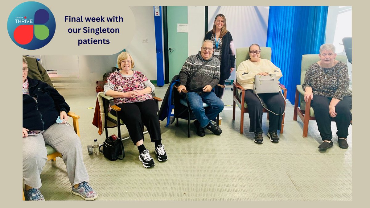 Rhiannon Rogers (@rhirogersdap) on Twitter photo We were a bit thin on the ground for our last session today and a few were camera shy, but what a lovely group! #Orthoprehab <a href="/OrthoPrehabSB/">Orthopaedic Prehabilitation Swansea Bay UHB</a> #weightmanagement #eatwell&thrive We were a bit thin on the ground for our last session today and a few were camera shy, but what a lovely group! #Orthoprehab <a href="/OrthoPrehabSB/">Orthopaedic Prehabilitation Swansea Bay UHB</a> #weightmanagement #eatwell&thrive