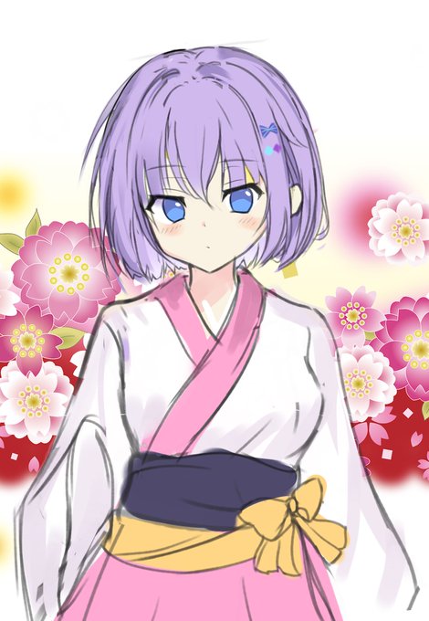 落書き ショートヘア藍ちゃん 