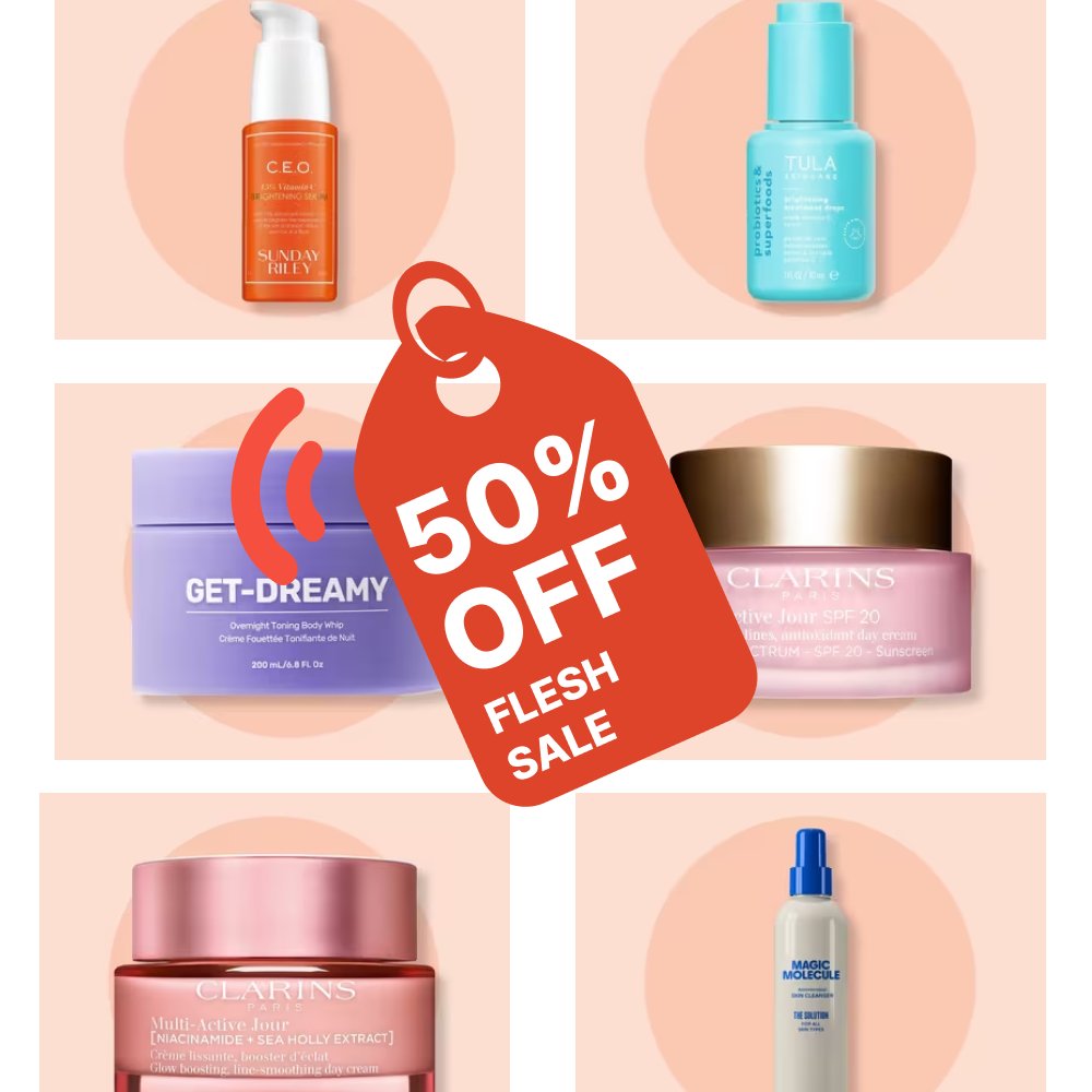 mirmigi's tweet photo. 🌟 Day 6 of Ulta Beauty’s Love Your Skin Event! 🌟

✨ 50% OFF Top Picks:
 • Sunday Riley C.E.O. Serum $42.50
 • TULA Triple Vitamin C Serum $29
 • Clarins Moisturizer w/ SPF $29.50
 • and more!

🛍️ One-day only

#UltaBeauty #SkincareDeals #mirmigi https://t.co/AcvvI6G7Ie