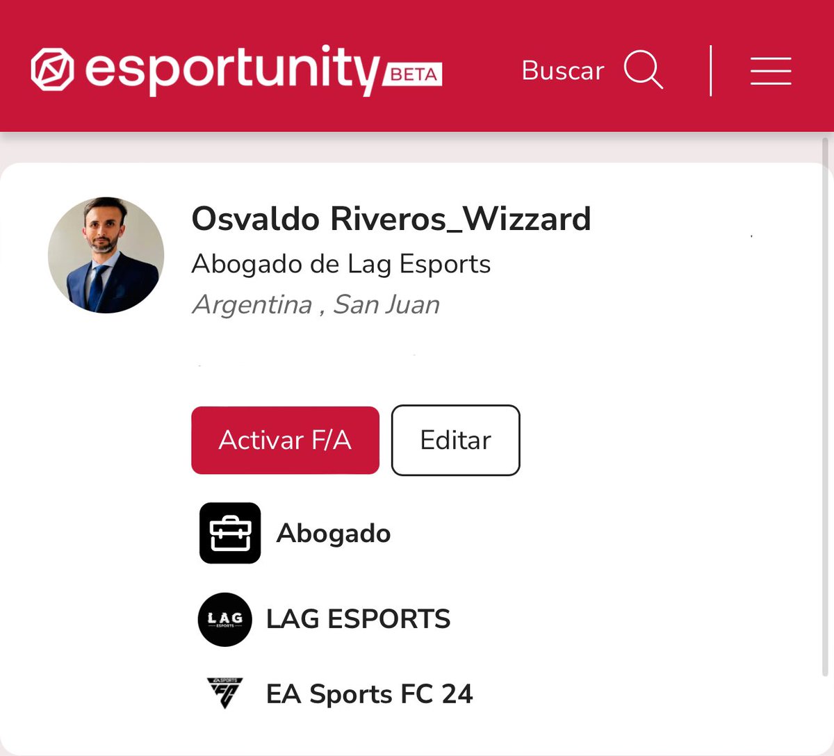 Estaré posteando todos los días las novedades en materia legal sobre deportes electrónicos. Este es el link: esportunity.com/u/osvaldo-rive… #derecho #esports
