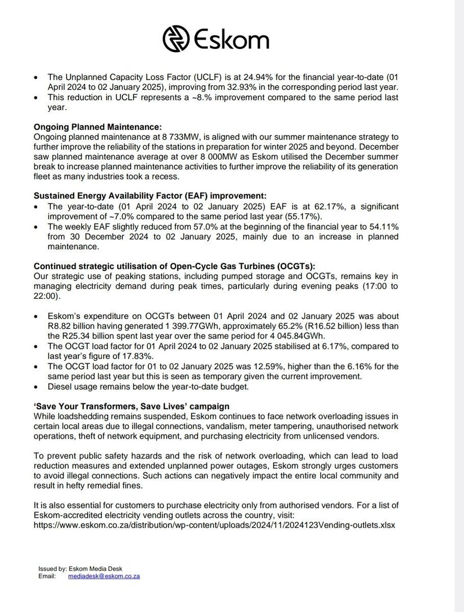 Eskom Hld SOC Ltd tweet media