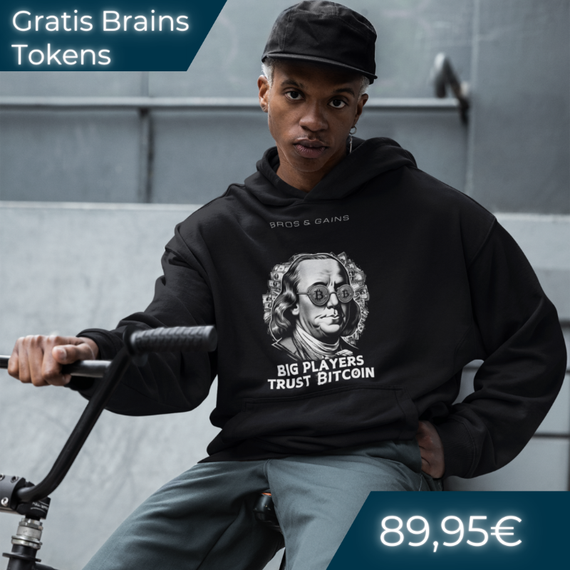 bagxtoken's tweet photo. Mode, die Profite für dich generiert! 👕💰
Erhalte gratis #Brains Token, regelmäßige Dividenden und spannende Gewinne mit jeder Bestellung in unserem Shop! #BrainsToken #BrosandGains #FashionWithBenefits #CryptoStyle
