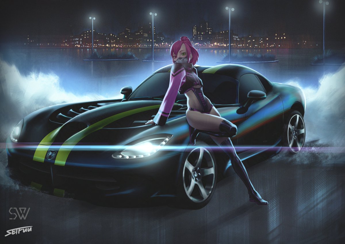 First artwork for 2025 and it is a collaboration with <a href="/Sei_few/">Seifuu</a>. Their comeback is real from the months of art blocking burnout and it was a thrill that I got them back in the saddle.