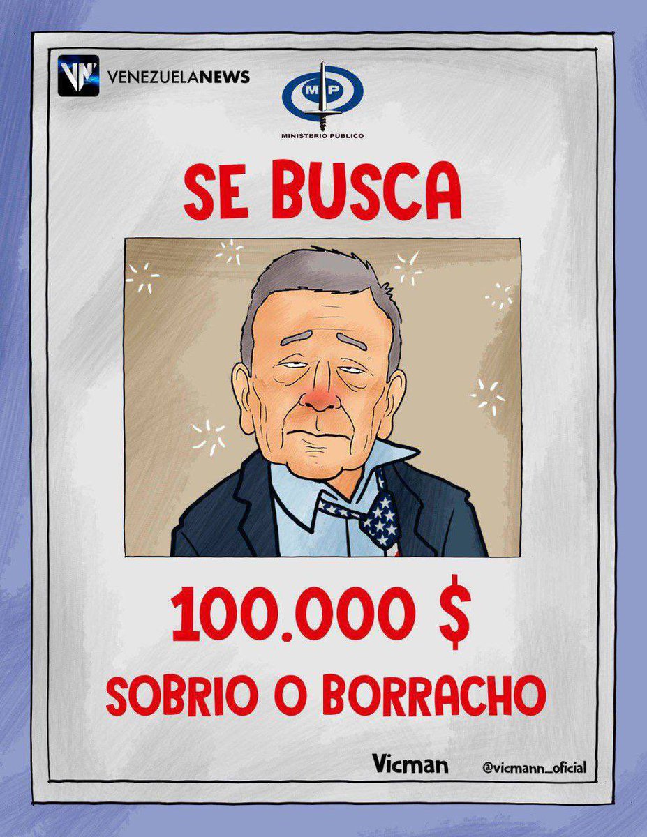 Se busca Vivo o borracho  #venezuela #2025