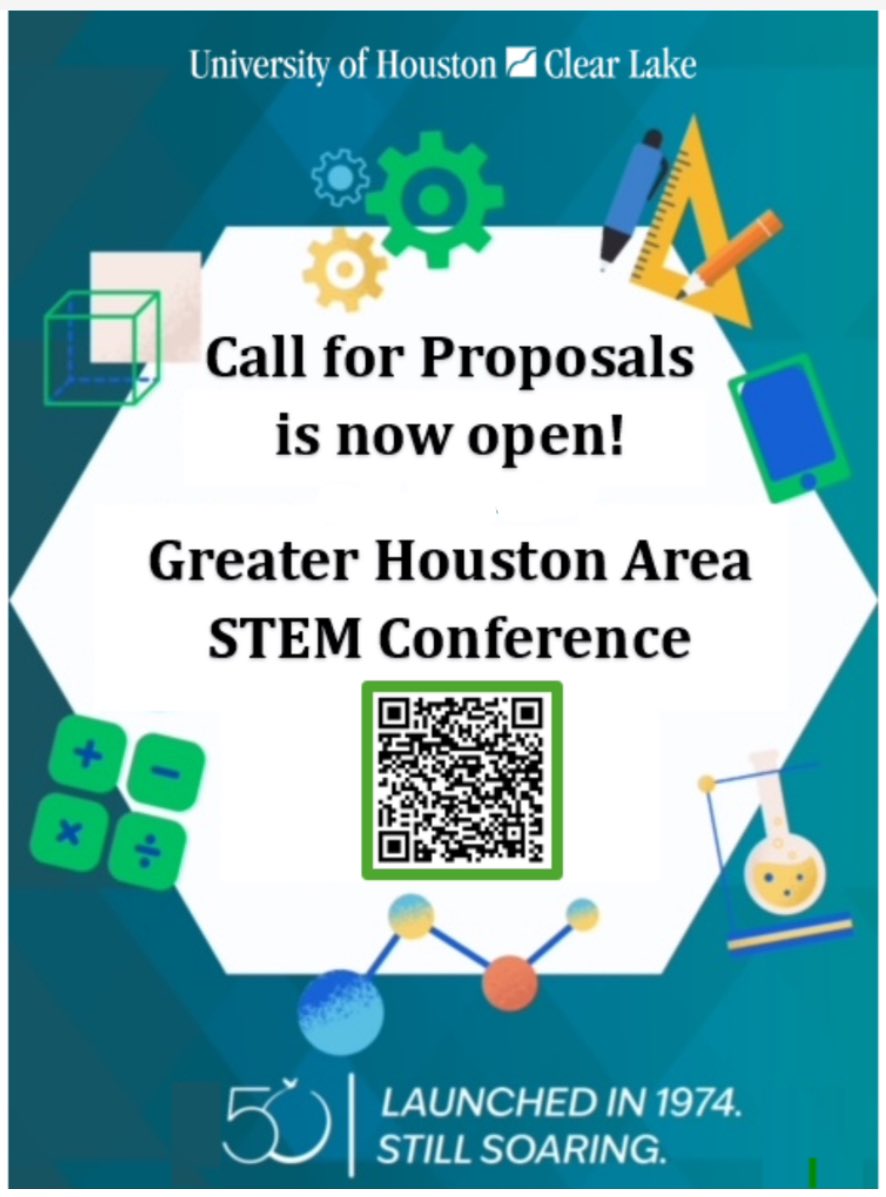 Carol Waters, Ed.D. (@drh2os_stem) on Twitter photo Proposals are due by January 15!! 🎉Consider submitting your proposal TODAY to the Greater Houston Area STEM Conference at the <a href="/UHClearLake/">University of Houston-Clear Lake</a> !
<a href="/TXScienceSTAT/">Science Teachers Association of Texas (STAT)</a> <a href="/TexasSciLeader/">TSELA</a> <a href="/PISDScienceK_4/">PISD Elementary Science</a> <a href="/ccisdlearns/">CCISD Curriculum & Instruction</a> <a href="/PasadenaISD_TX/">Pasadena ISD</a> <a href="/pisdmsmath/">@PISDMSMath</a> <a href="/AlvinISD/">Alvin ISD</a> <a href="/katyisd/">Katy ISD</a> <a href="/friendswoodisd/">Friendswood ISD</a> <a href="/HoustonISD/">Houston ISD</a> Proposals are due by January 15!! 🎉Consider submitting your proposal TODAY to the Greater Houston Area STEM Conference at the <a href="/UHClearLake/">University of Houston-Clear Lake</a> !
<a href="/TXScienceSTAT/">Science Teachers Association of Texas (STAT)</a> <a href="/TexasSciLeader/">TSELA</a> <a href="/PISDScienceK_4/">PISD Elementary Science</a> <a href="/ccisdlearns/">CCISD Curriculum & Instruction</a> <a href="/PasadenaISD_TX/">Pasadena ISD</a> <a href="/pisdmsmath/">@PISDMSMath</a> <a href="/AlvinISD/">Alvin ISD</a> <a href="/katyisd/">Katy ISD</a> <a href="/friendswoodisd/">Friendswood ISD</a> <a href="/HoustonISD/">Houston ISD</a>