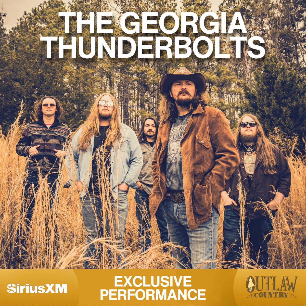 Our first Inside Outlaws mini-concert of the year will come from country rockers <a href="/GAThunderbolts/">The Georgia Thunderbolts</a>, featuring songs from their new album "Rise Above It All" and more! Hear the exclusive performance tonight at 8pm ET or anytime in the <a href="/SIRIUSXM/">SiriusXM</a> app.