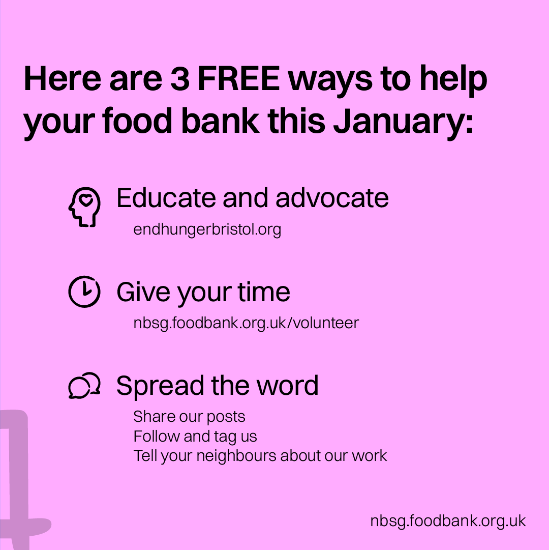 January is hitting hard. While Christmas generosity helped many, the reality is that hunger doesn't take a holiday. Rising heating costs and isolation make this time especially tough for local families in crisis.

You can make a difference, and it doesn't have to cost a penny. 💚