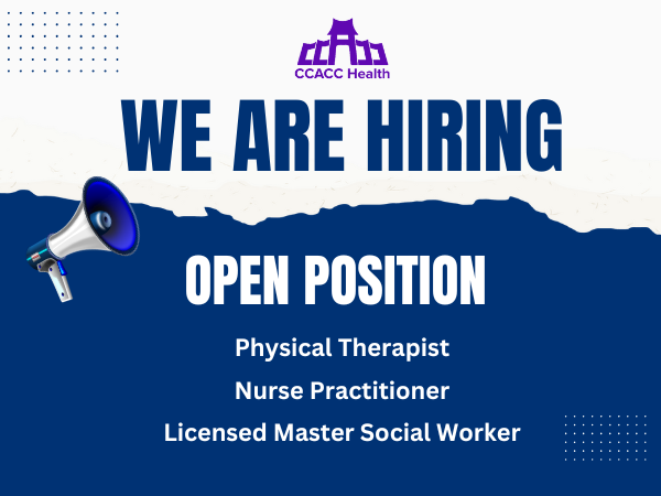 CCACCInc's tweet photo. CCACC News - CCACC Health Center Is Recruiting Talented Professionals
https://t.co/bjKZpAB4BX https://t.co/nqCpzbllEU