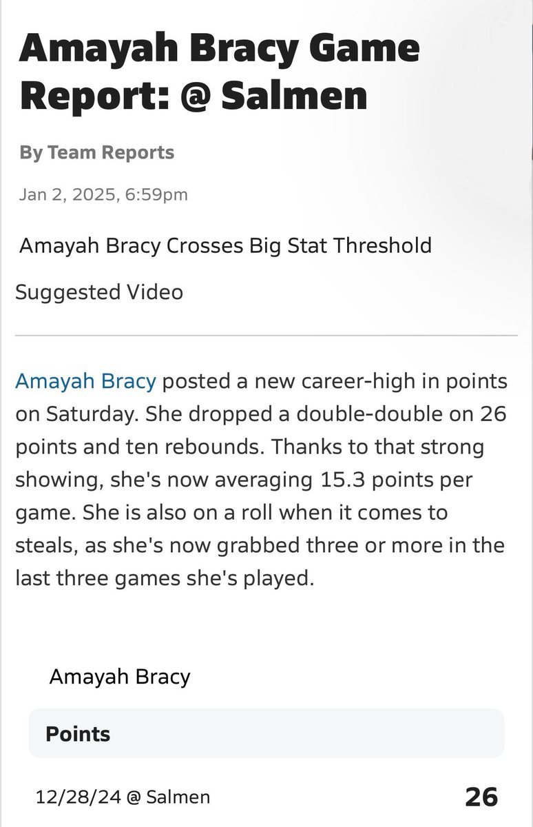 theemyabeee's tweet photo. I had a great weekend finish at Slidell, LA! I finished with a double-double against Salmen High School.  26 points &amp; 10 rebounds leading to a 58-33 victory. #AGTG https://t.co/0vsl4N1unD